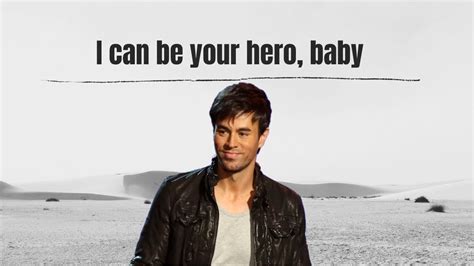 i could be your hero lyrics|enrique iglesias songs hero.